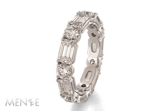 Ring Memory in 750/- Weißgold 14 Diamanten 4,64 ct. RW 52 by Menze (22618) - Bild 10 von 10
