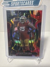 2025 select football Alfred Collins Red And Black Shock 