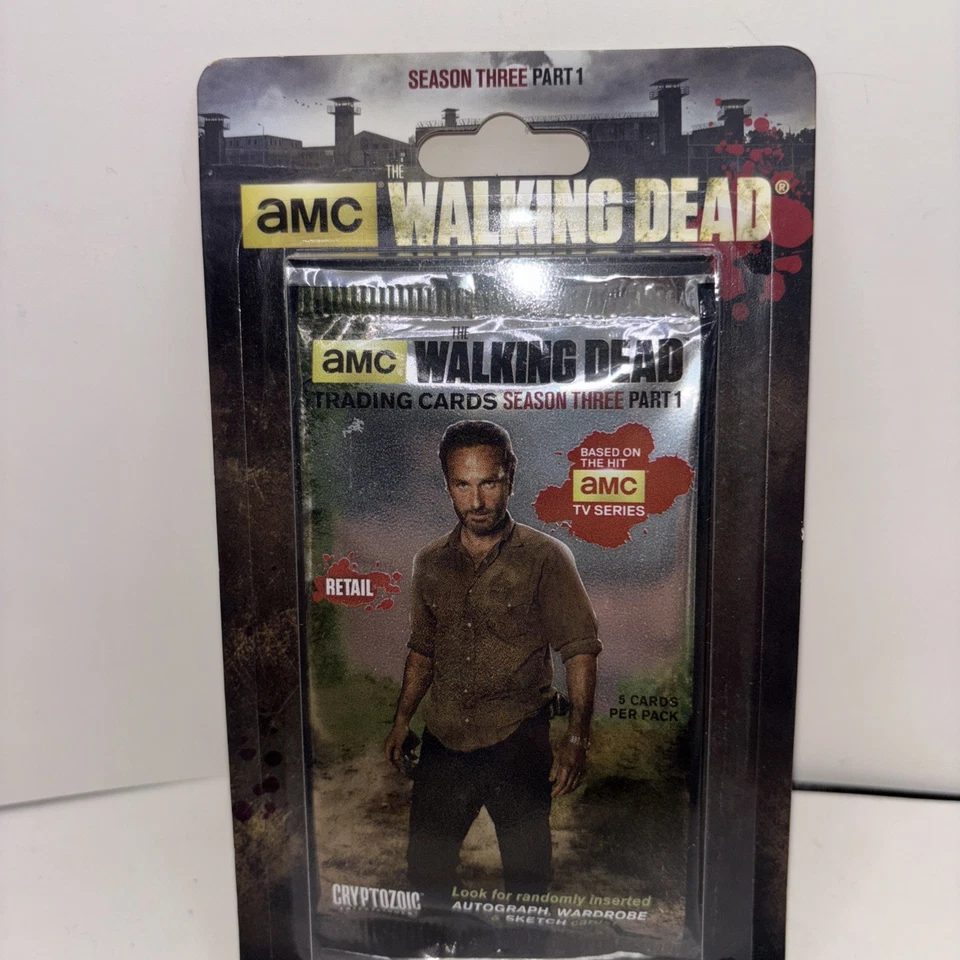 Tarjetas coleccionables AMC Walking Dead temporada 3 parte 1 de Cryptozoic NUEVAS sin abrir. Foto 2 de 4