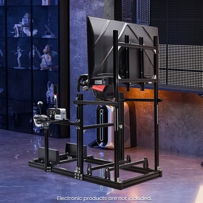 Minneer F1 Rennsimulator-Cockpitständer mit Monitorhalterung geeignet für G29