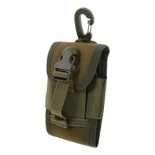 Nylon Belt Pouch Phone Army Green for Mobile Phone Storage