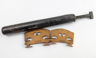Antique John A Gould BOSTON Luthier Violin Bridge Brand Stamp Branding Iron