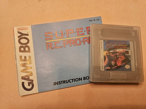 Super R.C. Pro-Am: 1991 Nintendo GameBoy Authentic Cart W/ Case And Manual - Picture 2 of 5