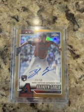 Brandyn Garcia Chrome 2026 Gold Refractor /50 Auto