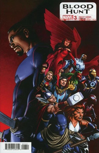 BLOOD HUNT #3 JESUS SAIZ | BLADE SCARLET WITCH VISION DOCTOR STRANGE THOR 1