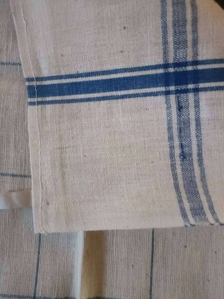 Linge ancien 3 Torchons en Metis 67 x 59,5 cm - Photo 2/4