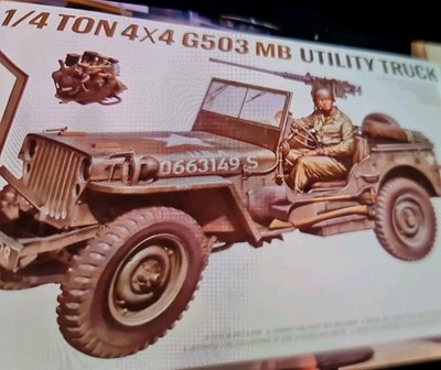TAKOM MODEL - TAK 1016 ¼-ton 4×4 truck... + 2 deutsche driver figure...Ca.1:16.