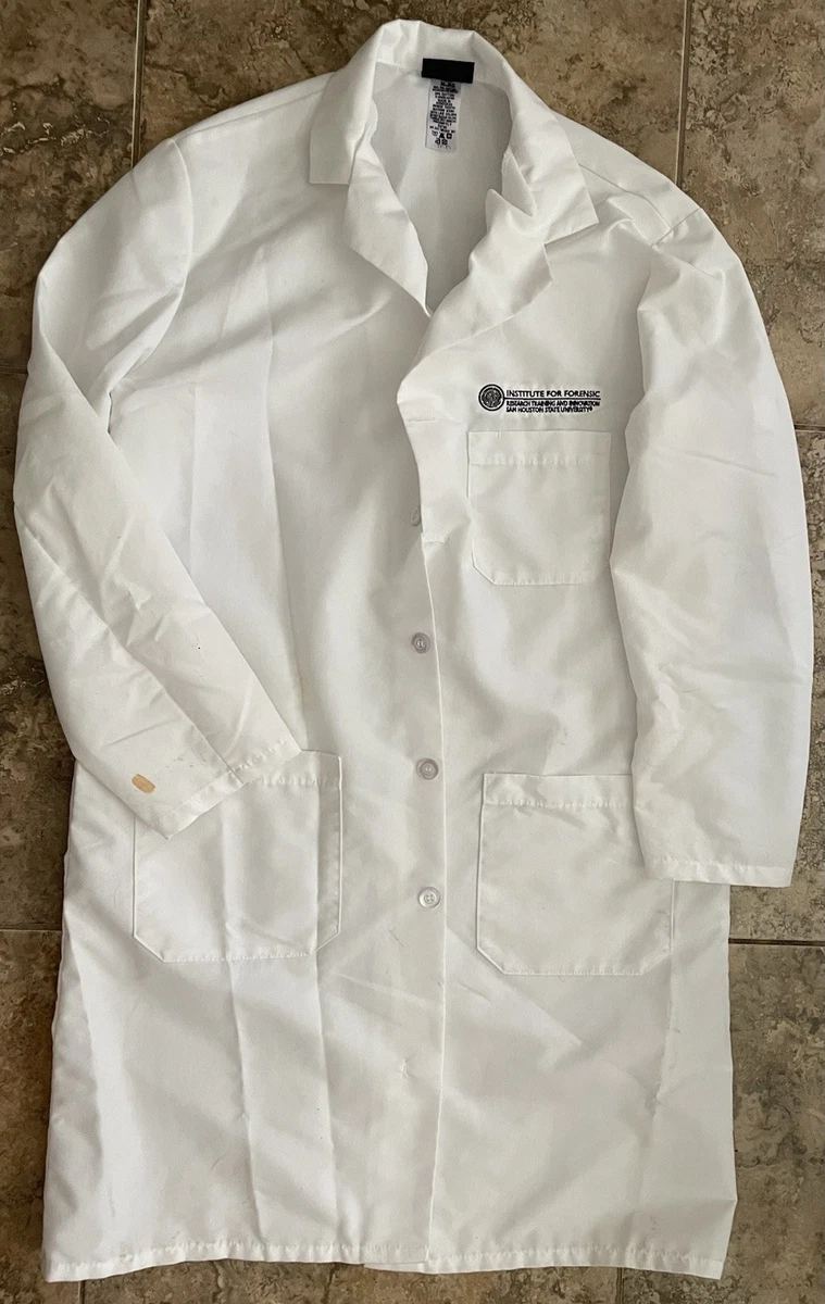 Lab Coat Size Medium Sam Houston Institute For Forensic Research 