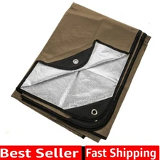 Emergency Survival Blanket 60x82in - Waterproof, Lightweight & Compact Design