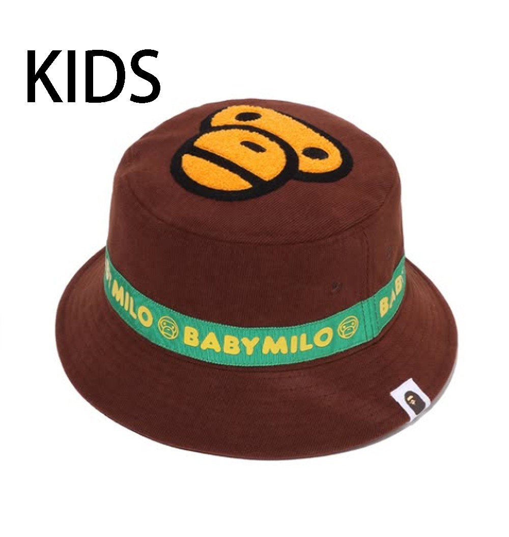 A BATHING APE BAPE KIDS Goods BABY MILO CORDUROY BUCKET HAT 2L80381001