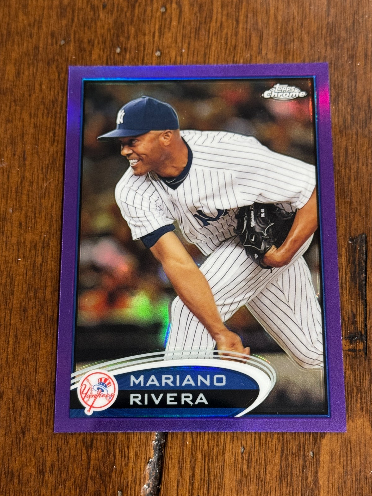 2012 Topps Chrome - Mariano Rivera #150 Purple Refractor New York Yankees