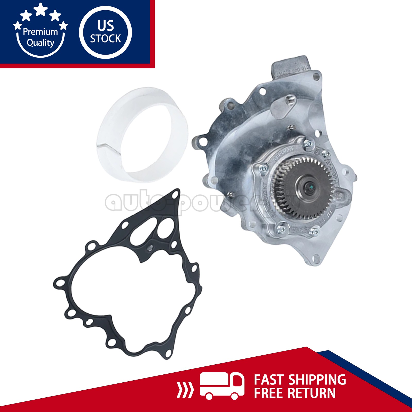 Engine Water Pump For Audi A8 S8 RS7 RSQ8 Cayenne Panamera Urus Bentley 4.0T
