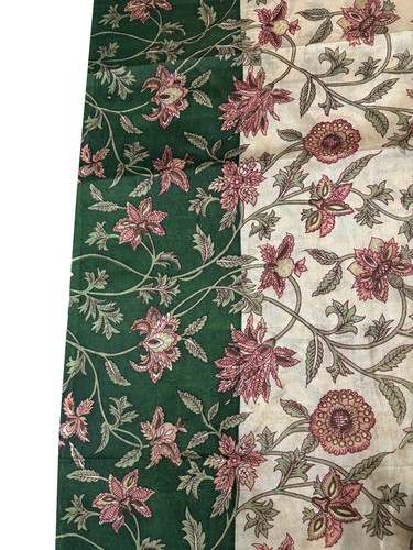 Vintage Silk Saree, Recycled Indian Sari Fabric, Craft Dress Material SS1931 - Picture 7 of 9