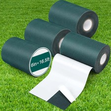 4 Rolls 6 in X 16.5 Ft Artificial Turf Tape Grass Tape Self Adhesive Turf Seam T