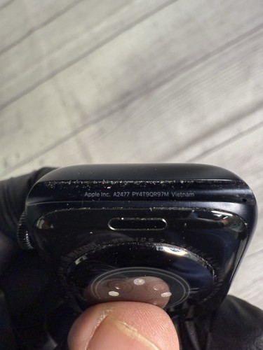 Unlocked Apple Watch Series 7 45MM Black Aluminum A2477 - Zdjęcie 9 z 9
