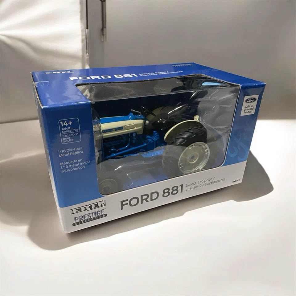 2023 ERTL 1/16 Ford 881 Select-O-Speed Prestige BLUE CHASE Tractor NEW!! - Image 4 of 4