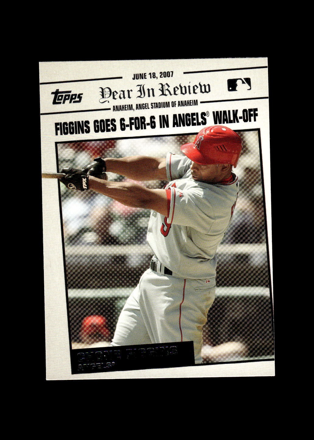 Chone Figgins #YR79 2008 Topps Baseball Year in Review
