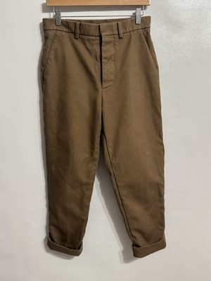 Sofie D'Hoore Size 36 Women's Trouser Pants Ankle Cuff Brown Pockets