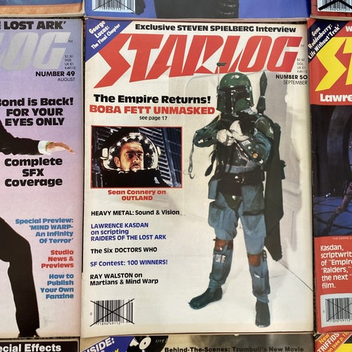 Lot Of 21 Starlog Magazine Issues 44-64 Trek Star Wars Sci Fi 1981-1982 W/ Case - Picture 8 of 24