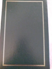 LARGE GREEN 3-RING  SLIP-IN PHOTO ALBUM