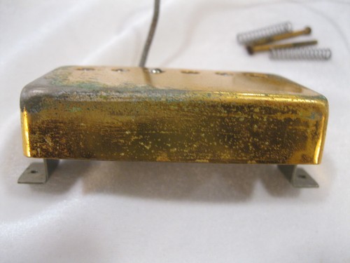 Vintage 1974-75 GOLD PLATED Gibson Pat # T-TOP Gitarrenhals Pos. Tonabnehmer 7,62 Ohm - Bild 5 von 9