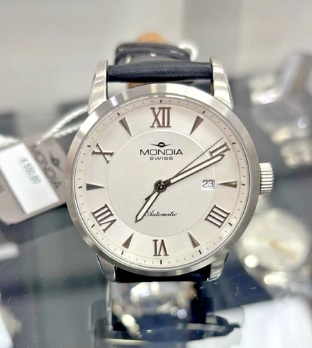 Mondia S0-6069-200 Automatic Swiss Made Men's Watch 41Mm White New