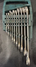 10-piece SAE Combination Wrench Set Made in USA  1/4-7/8 SEE DESCRIPTION BELOW