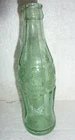 Vtg Embossed COCA COLA Bottle  6 1/2 OZ. Mt Sterling Kentucky Coke Aqua Glass