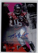 2015 Justin Hardy Topps Fire Magenta  Auto  RC 24/25    #33 (21C2056)