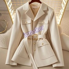 Women's Suit Jacket Spring Autumn Ladies Blazer Coat Lady Outerwear