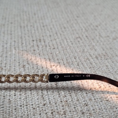Chanel Eyeglasses 3268-Q Brown Tortoise Gold Chain Detail Frame 51-17-135 - Picture 5 of 5