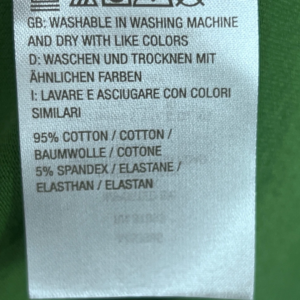 Denim & Co Top Mujer M Verde Essentials Perfect Jersey Camiseta Manga 3/4 Cuello en V Foto 4 de 4