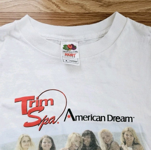 Vintage 90s Y2K Trim Spa Bikini Babes Banned Weight Loss Drug Promo T-Shirt M - Bild 3 von 6