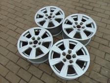 4x Alufelge 16 Zoll 7.5" 5x112 45ET Glanz Silber 8K0601025A Audi A5 A4 Rim Wheel
