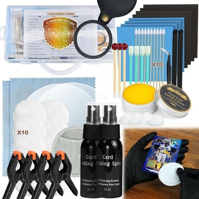 Trading Card Cleaning Kit Restoration Card Grading Polish Maintenance Tools 1p
