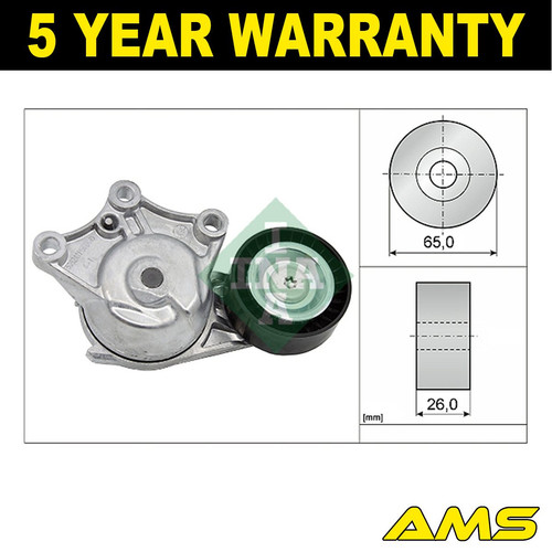Fits Citro�n DS3 C3 Peugeot 208 2008 1.4 HDi 1.6 Tensioner Pulley AMS - Picture 1 of 3
