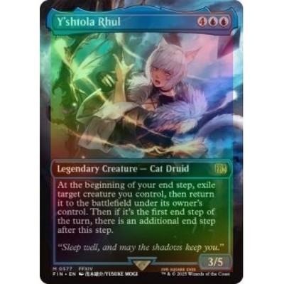 対立　英語版　foil mtg Foil Y'shtola Rhul (borderless) M/NM Magic: The Gathering MTG