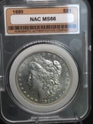1880 Morgan Silver Dollar – NAC Mint – Ultra Rare High Grade Pittman Survivor