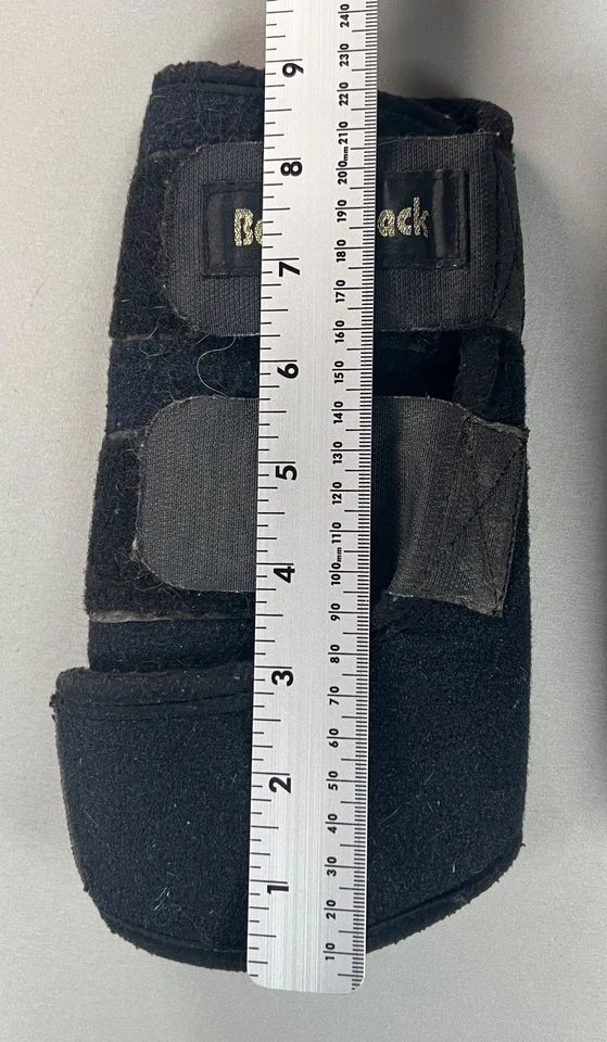 Botas de apoyo de ejercicio terapéutico clásicas negras Back on Track (talla S - frentes) Foto 4 de 4