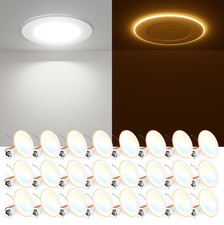 FREELICHT 20 Pack 5/6 Inch LED Can Lights Night Light, 2700K/3000K/4000K/5k/6k