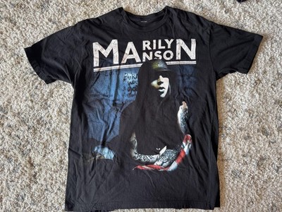 Marilyn Manson Shirt Mens Large Black The High End of Low Shirt Band Tee metal
