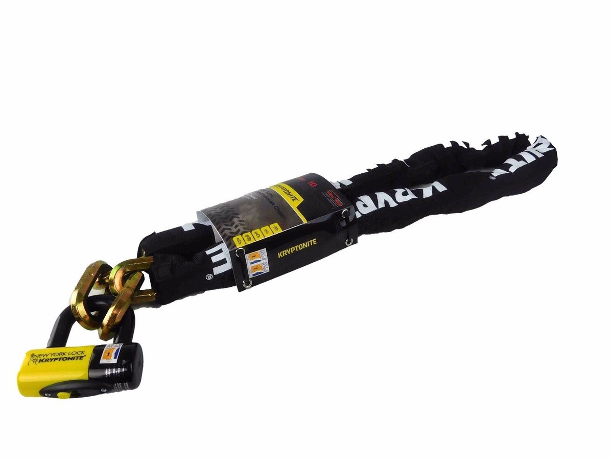 NEW Kryptonite New York Fahgettaboudit Bike Chain 1415 and