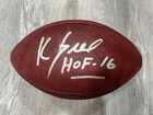 Kevin Greene Signed Duke Game Football JSA LOA Pittsburgh Steelers HOF Un Used