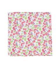 bar III Mens Floral Pattern Pocket Square, Pink, One Size