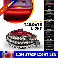 48" Inch Truck Tailgate Strip LED Sequential Brake Signal Reverse Tail Light Bar