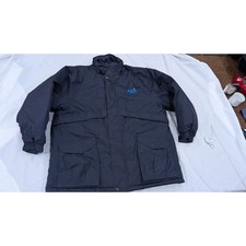 Red Kap Blue Quilted Lined Mechanic Work Jacket Size XL Full Zip