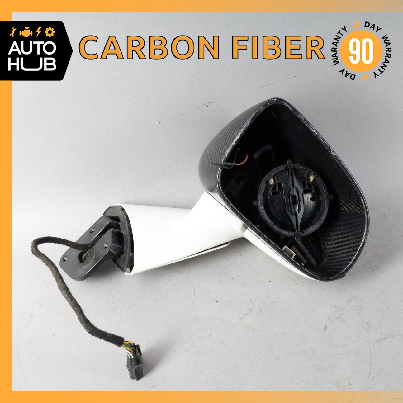 16-20 McLaren 570S 540C 600LT Right Side Rear View Door Mirror Carbon OEM