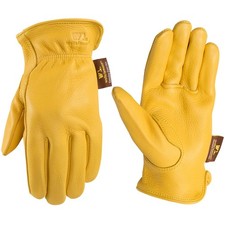 Wells Lamont XL Deerskin Leather Work Gloves Soft Comfortable Light Duty Use