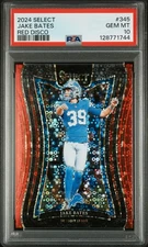 2024 Select Suite Level #345 Jake Bates Red Disco /49 RC Rookie Lions PSA 10