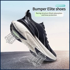 2025 New Cushioning Running Shoes For Men Suitable Heavy Runners Lace Up Sport